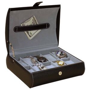 Mele & Co Parker Faux Leather Watch Case